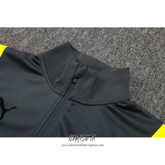 Chandal de Chaqueta del Borussia Dortmund 2023-2024 Gris